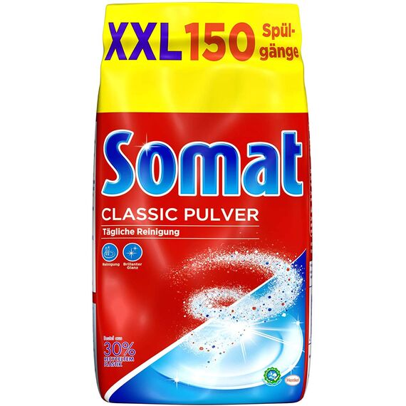 Somat Classic Spülmaschinen Pulver, für tägliche Reinigung, 2er Pack (2 x 3 Kg)
