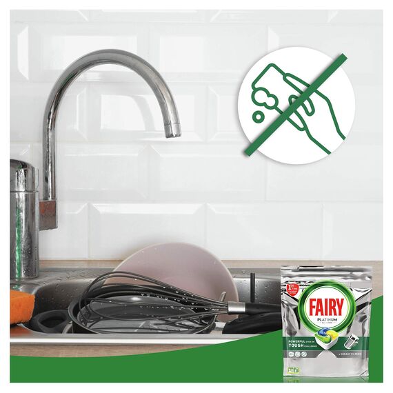 Fairy Platinum Spülmaschinentabs, Packung Original 45 Pezzi