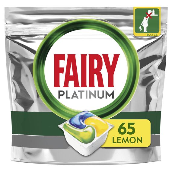 Fairy Platinum Geschirrspülerkapseln Bulk Lemon , 65 er Pack