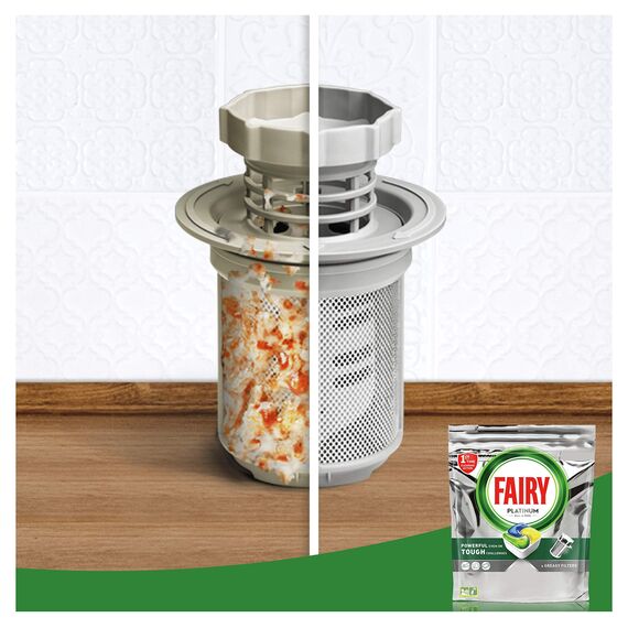 Fairy Platinum Spülmaschinentabs, Packung Original 45 Pezzi