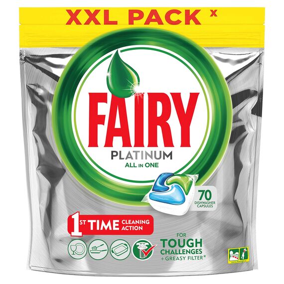 Fairy Platinum Spülmaschinentabs - 70 Tabletten