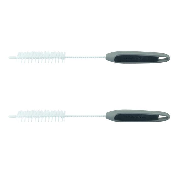 Wundermix - WunderBrush® Bürsten Set • 2er Set mit Messerbürste für Küchenmaschine + Omega Reinigungsbürste für Gehäuse der Küchenmaschine • Mixmesser Spülbürsten