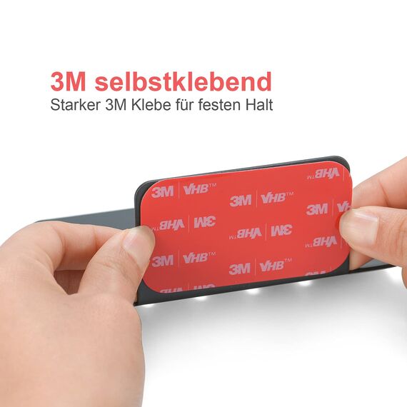 ZITFRI Seifenhalter ohne Bohren Edelstahl selbstklebend, Seifenkorb Seifenschale Wandmontage für Schwämme Bürsten Seife, Wand Montage 3M Klebepad Seifenablage für Badezimmer Küche Balkon