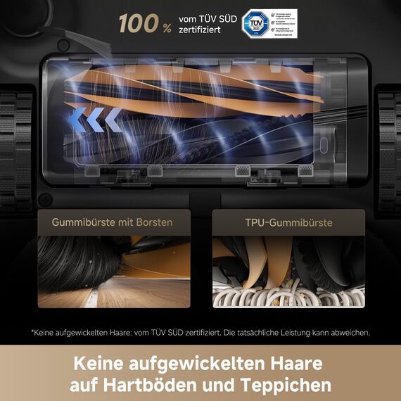 dreame L40s Pro Ultra Saugroboter, selbstreinigende Wischmopps, 19.000 Pa Saugkraft, 100% Detangling DuoBrush, ausfahrbare Wischmopps, Hindernisvermeidung für mehr als 180 Objekte, Sprachsteuerung