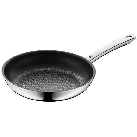 WMF Set 3-teilig Küchenhandtuch-Set (3-teilig), Baumwolle, Logo und Profi Resist Bratpfanne Induktion 24 cm, Wabenstruktur und Profi Resist Bratpfanne Induktion 28 cm, Wabenstruktur