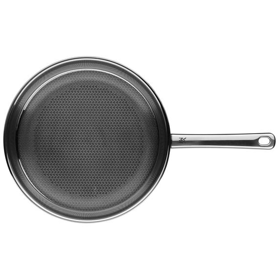 WMF Set 3-teilig Küchenhandtuch-Set (3-teilig), Baumwolle, Logo und Profi Resist Bratpfanne Induktion 24 cm, Wabenstruktur und Profi Resist Bratpfanne Induktion 28 cm, Wabenstruktur