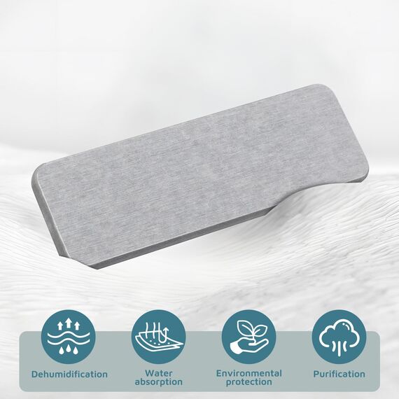 FYSL 2 Stück Wassersabsorbierende Stein Untersetzer aus Kieselguhr - Schnelle Wasseraufnahme & Feuchtigkeitsentziehend für Spüle, Gläser, Flaschen, Küche, Bad