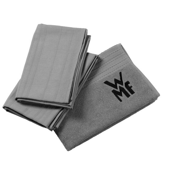WMF Küchenhandtuch-Set 3-teilig, Baumwolle Küchentücher, 2 Geschirrtücher, Handtuch, Geschirrhandtuch