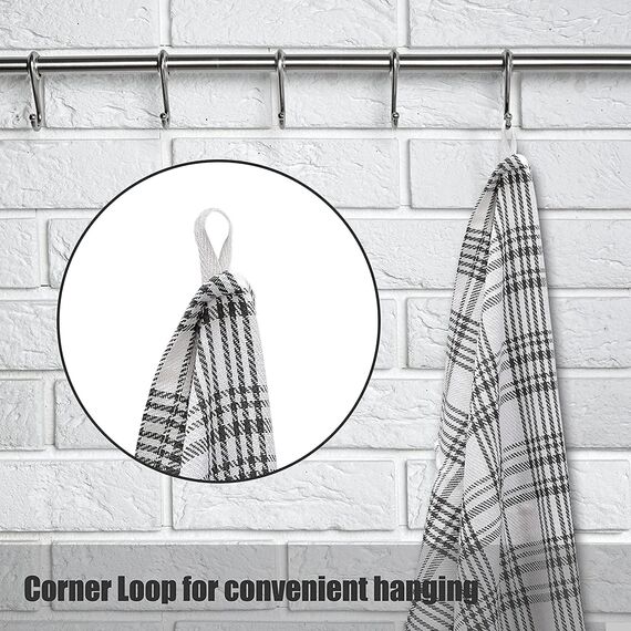 LinenWeave Packung mit 5 geschirrtücher – 100% geschirrtücher Baumwolle, 45 x 70 cm – Super saugfähiges küchentücher – Maschinenwaschbar geschirrhandtücher – küchenhandtücher (Culture 5)