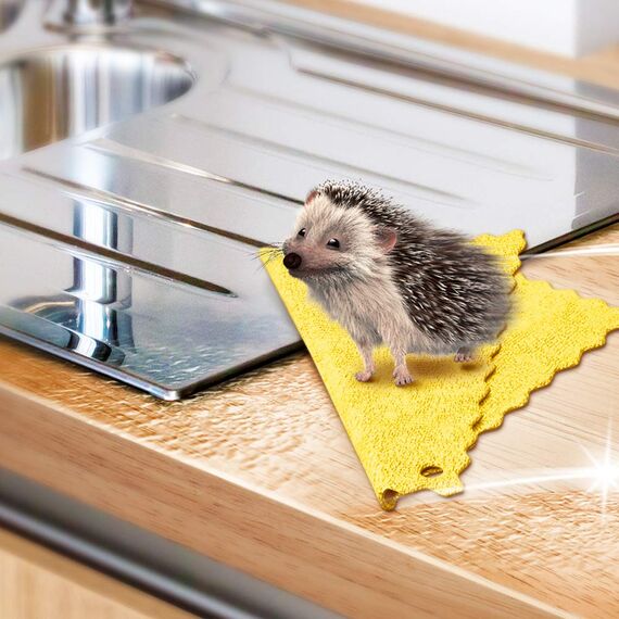 Spontex Magic Effect Microfibre, saugstarke Mikrofaser Spültücher, streifenfrei, effizient, 2 Stück