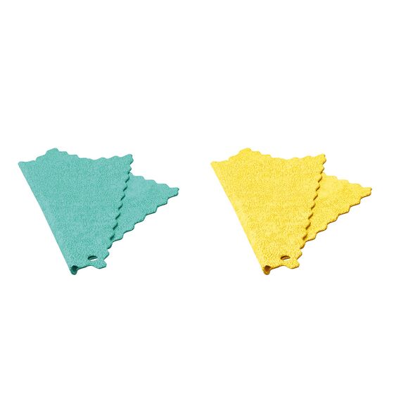 Spontex Magic Effect Microfibre, saugstarke Mikrofaser Spültücher, streifenfrei, effizient, 2 Stück