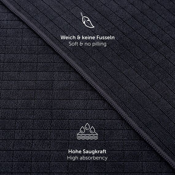 Blumtal 16X Mikrofasertücher Auto zum Reinigen, Trocknen & Polieren - lackschonende Microfasertücher in 30x40cm – fusselfreies Poliertuch - Auto Trockentuch - Microfasertuch Autopflege in 355GSM