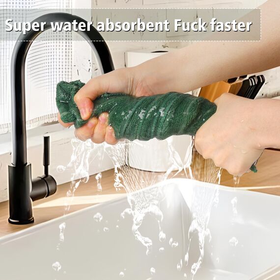 Solvant 8er Set Geschirrtücher Microfaser in 65 x 45 cm,super saugstarke und robuste Küchentücher,Premium küchenhandtücher,trockentücher küche