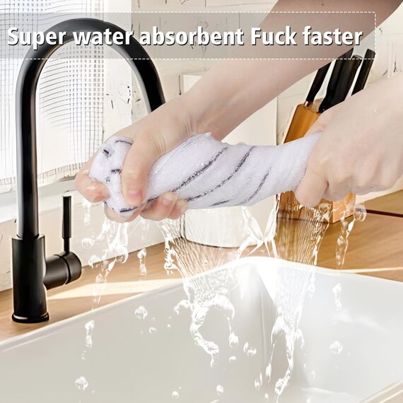 Solvant 8er Set Geschirrtücher Microfaser in 65 x 45 cm,super saugstarke und robuste Küchentücher,Premium küchenhandtücher,trockentücher küche