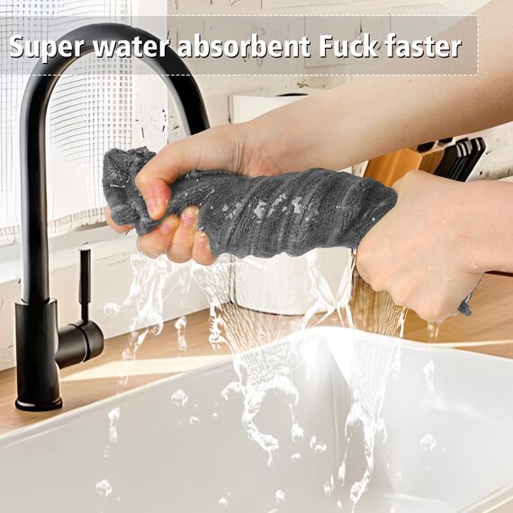 Solvant 8er Set Geschirrtücher Microfaser in 65 x 45 cm,super saugstarke und robuste Küchentücher,Premium küchenhandtücher,trockentücher küche