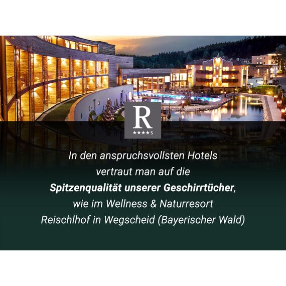 ZOLLNER 4er Set Geschirrtücher Baumwolle in 50x70 cm - saugstarke und langlebige Küchentücher - waschbar bis 60°C – in rot gestreift - Gastronomiequalität - Oeko Tex® Zertifiziert