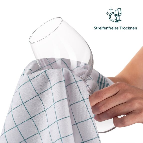 Blumtal Premium Geschirrtücher 10er Set 50x70cm - Küchentücher Baumwolle - Oeko-TEX zertifiziertes Küchentuch - Geschirrhandtücher Baumwolle - waschbar bis 95°C - Küchen Handtücher Set - Küchentuch