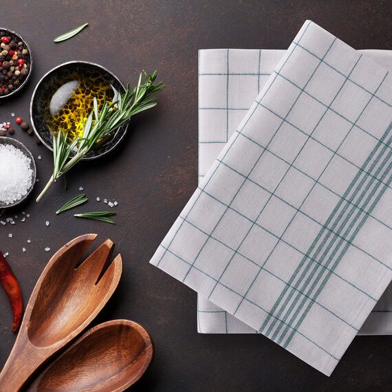 Blumtal Premium Geschirrtücher 10er Set 50x70cm - Küchentücher Baumwolle - Oeko-TEX zertifiziertes Küchentuch - Geschirrhandtücher Baumwolle - waschbar bis 95°C - Küchen Handtücher Set - Küchentuch