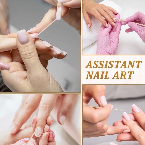 400 Stück Wattestäbchen Holz Spitz Wattestäbchen Applikatoren kleine Wattestäbchen für Tattoo, Augenbrauen, Beauty, Make-up, Nägel