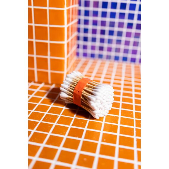 Hydrophil Wattestäbchen aus Bambus - 400 Stück - Nachhaltige Ohrenreiniger ohne Plastik - Nachhaltige Reinigungsstäbchen für Ohrenschmalz-Entfernung und Ohrenreinigung - Q Tips Alternative