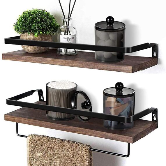 ALINK Kosmetik Organizer, 3 Stk Wattestäbchen Halter, schwarze Apothekergläser für Badezimmer, für Wattebausch,Wattestäbchen,Runde Wattepads,Zahnseide,Make-up-Schwämme,Haarspangen