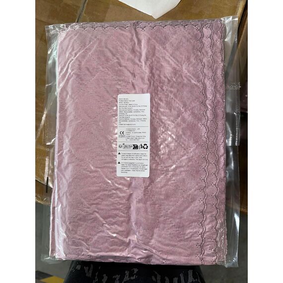 Moosfor Reinigungstücher Mikrofasertücher, Saugfähige Waschbar Putzlappen Mikrofaser Autopflege Poliertuch, Weiche Fusselfrei Geschirrtücher Küchentücher, 6 Stück, 30x30 cm, Lila