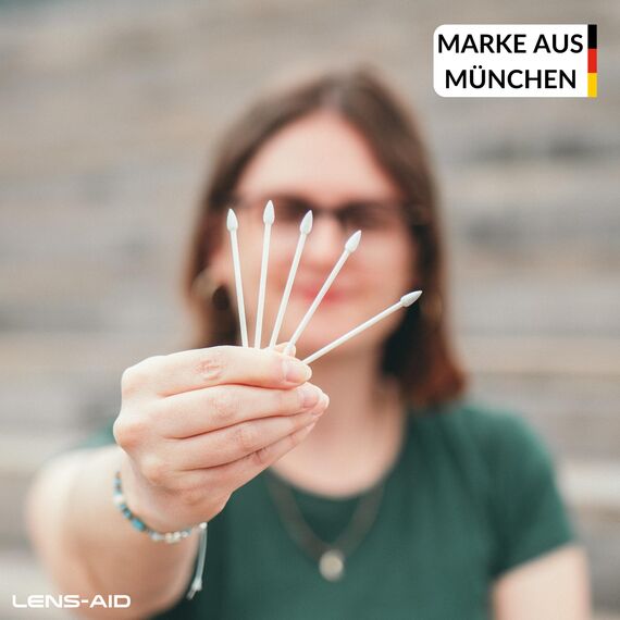 Lens-Aid Reinigungsstäbchen mit Spitze für Elekronikgeräte, Kameras und Objektive (S (300 STK))