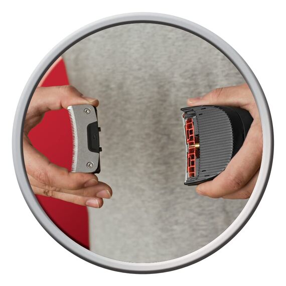 Remington Haarschneidemaschine DIY [selbstschärf. Edelstahl Klingen/Curve-Cut-Technologie für leichtes Selberschneiden/0,5-15mm] Haarschneider (9 Aufsteckkämme,Netz-/Akkubetrieb,Lithium,Tasche) HC4250