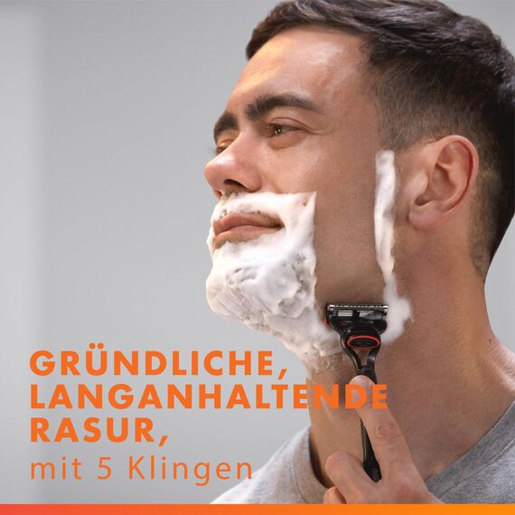 Gillette Fusion5 Rasierklingen, 16 ORIGINAL Ersatzklingen, Klingen für Herren mit Größerem Gleitstreifen für ein Sanftes Gleiten und 5 Klingen für eine Unglaublich Gründliche und Komfortable Rasur