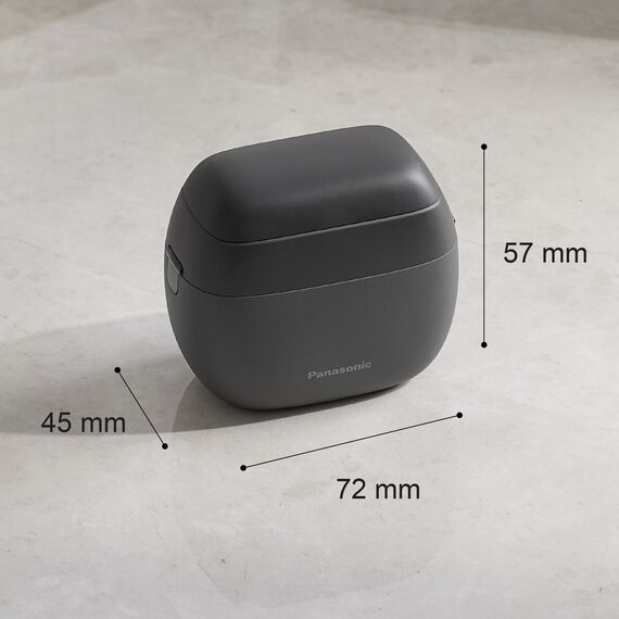 Panasonic ES-PV3B-K803 Series 900s Premium Kompakt-Rasierer, Nass- und Trockenrasierer mit 5 Klingen für Männer, reaktionsschneller Bartsensor, USB-C, Premium Case, Anthrazit