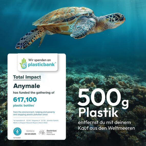 ANYMALE® Rasierhobel - Set mit Ständer und Klingenschutz - 5 Klingen inklusive - Zero Waste Rasierer für Damen und Herren - Arctic Edition