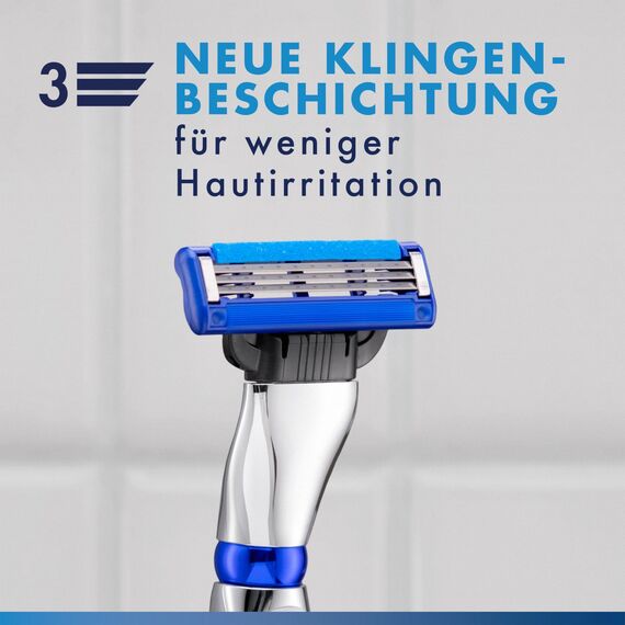 Gillette Mach3 Turbo Rasierklingen für Männer, 12 Original Gillette Ersatzklingen, Klingen für Herren mit Gleitstreifen für ein sanftes Gleiten und Klingenbeschichtung