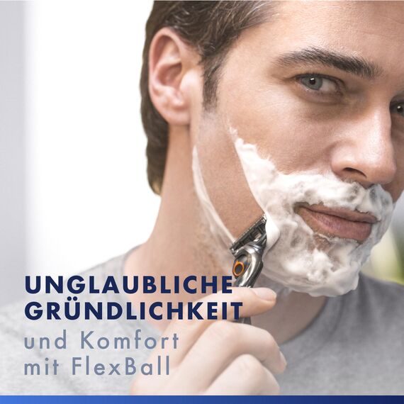 Gillette Proglide Klingen, 16 ORIGINAL Ersatzklingen, Rasierklingen für Herren — 2x Gleitstreifen Vor und Nach den Klingen und EverGlide Gleitstreifen für Unglaubliche Gründlichkeit und Komfort