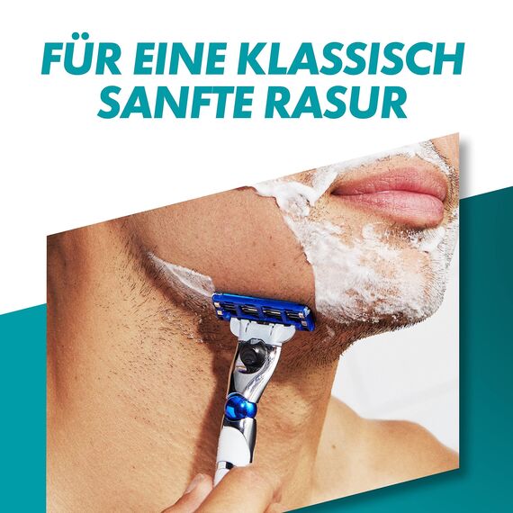 Gillette Mach3 Turbo Rasierklingen für Rasierer, 12 Ersatzklingen für Nassrasierer Herren mit 3-fach Klinge