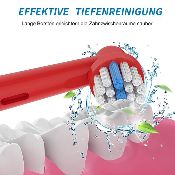 16 Stücke Kids Aufsteckbürsten kompatibel mit Oral b Kinder elektrische Zahnbürste, Extra Weiche Borsten für Sensitive Zahnfleisch, kleine Zahnbürstenköpfe