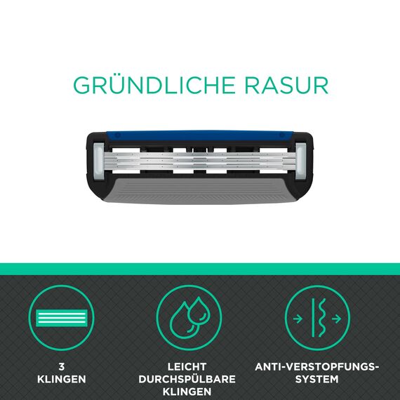 by Amazon Männlicher Rasierer mit 3 Klingen