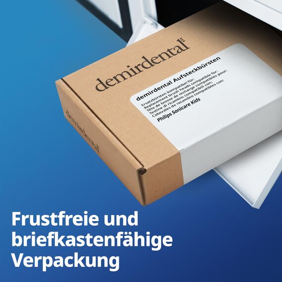 demirdental Bürstenkopf für Philips Sonicare Kids Bürstenkopf für Kinder, für erste bleibende Zähne, Kinder von 7 bis 10 Jahren, ersetzt HX6048 HX6044, Grün, 8 Stück