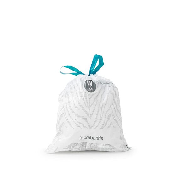 Brabantia Müllbeutel, Weiß, 40 Bags