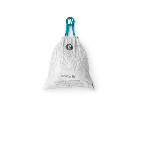Brabantia Müllbeutel, Weiß, 40 Bags
