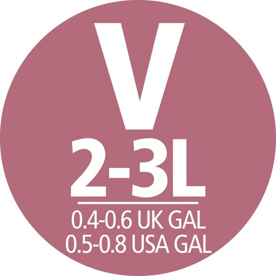 Brabantia Müllbeutel PerfectFit Spenderpackung (Code V - 2L / 3L) Extra Starke müllsäcke Mit Zugband (40 Müllbeutel)