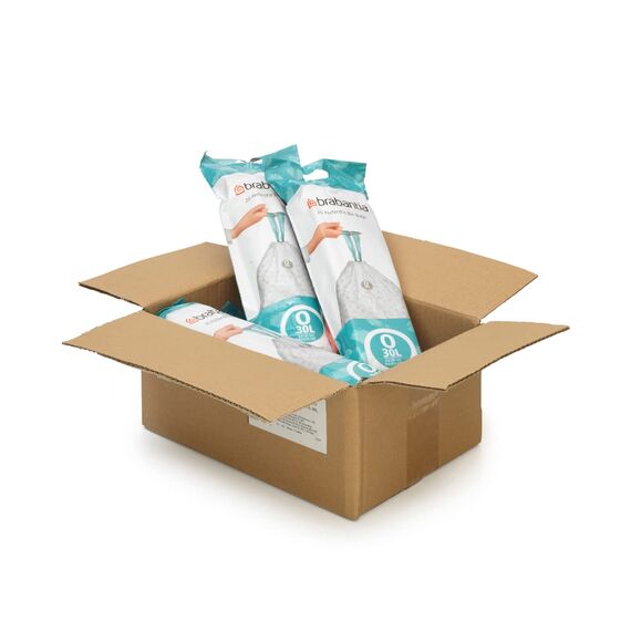 Brabantia 138485 Müllbeutel, Weiß, 120