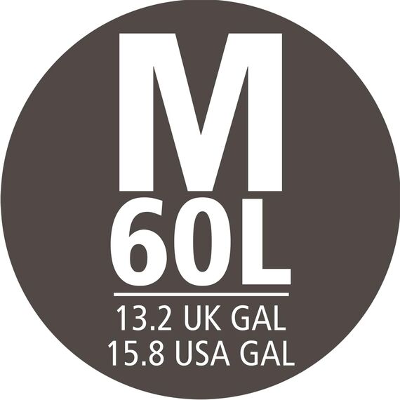 Brabantia Müllbeutel PerfectFit Spenderpackung (Code M - 60L) Extra Starke müllsäcke Mit Zugband (40 Müllbeutel)