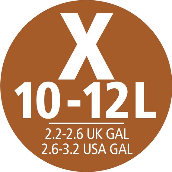 Brabantia Müllbeutel PerfectFit Spenderpackung (White - Code X - 10L / 12L) Extra Starke müllsäcke Mit Zugband (40 Müllbeutel)