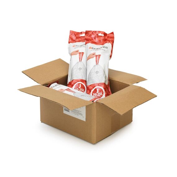 Brabantia 138362 Müllbeutel, Weiß, 120