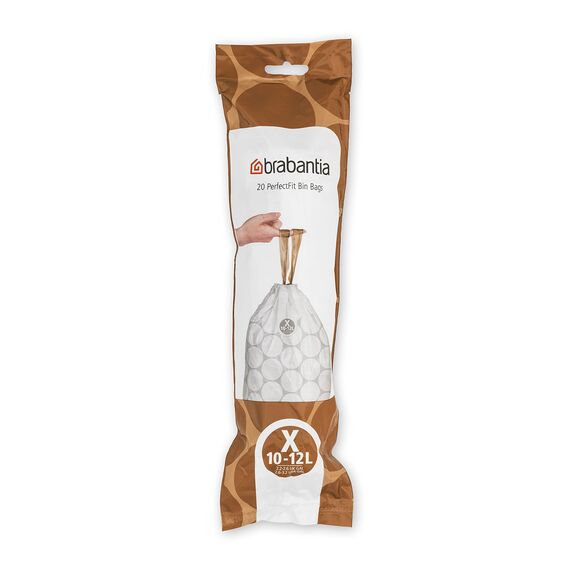 Brabantia Müllbeutel, Weiß, 200 Bags