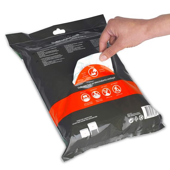 Brabantia Müllbeutel PerfectFit Spenderpackung (Code R - 36L) Extra Starke müllsäcke Mit Zugband (40 Müllbeutel)