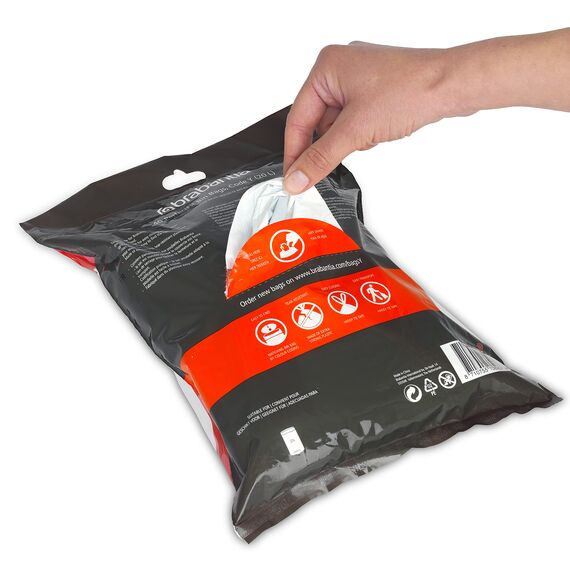 Brabantia Müllbeutel PerfectFit Spenderpackung (Code Y / 20L) Extra Starke müllsäcke Mit Zugband (40 Müllbeutel)