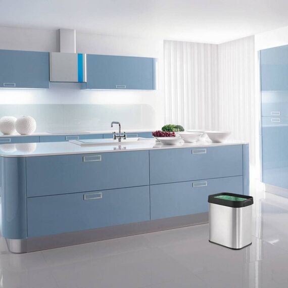 AURMOO Reißfest Müllbeutel 20L, Abbaubar Biomüllbeutel, Tropfsichere Mülltüten für Hausmüll, Reißfeste Müllsäcke für Mülleimer, 160 Stück, B50xH53cm, Grün