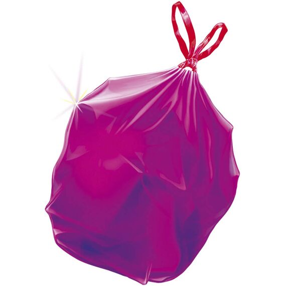 Swirl Duft-Müllbeutel Vanille-Lavendel mit Zugband, 10 Liter, 4 Rollen mit je 14 Beuteln