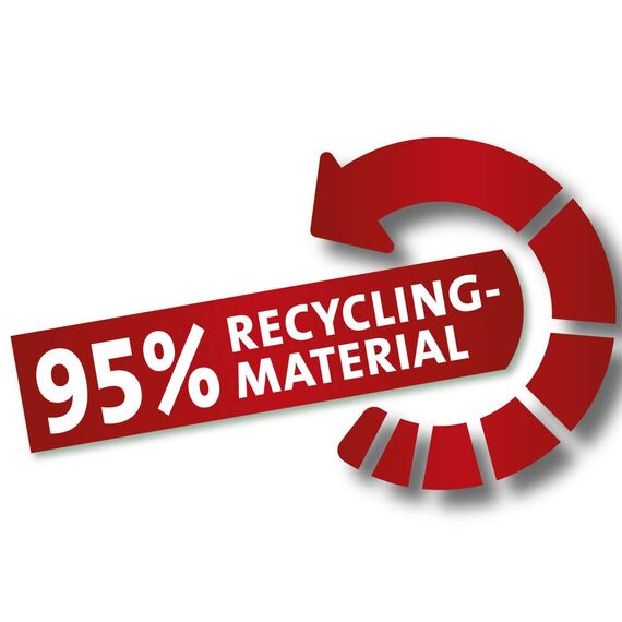 Swirl Öko-Müllbeutel mit Zugband, 35 Liter, 9 Rollen mit je 12 Beuteln, Dunkelgrün